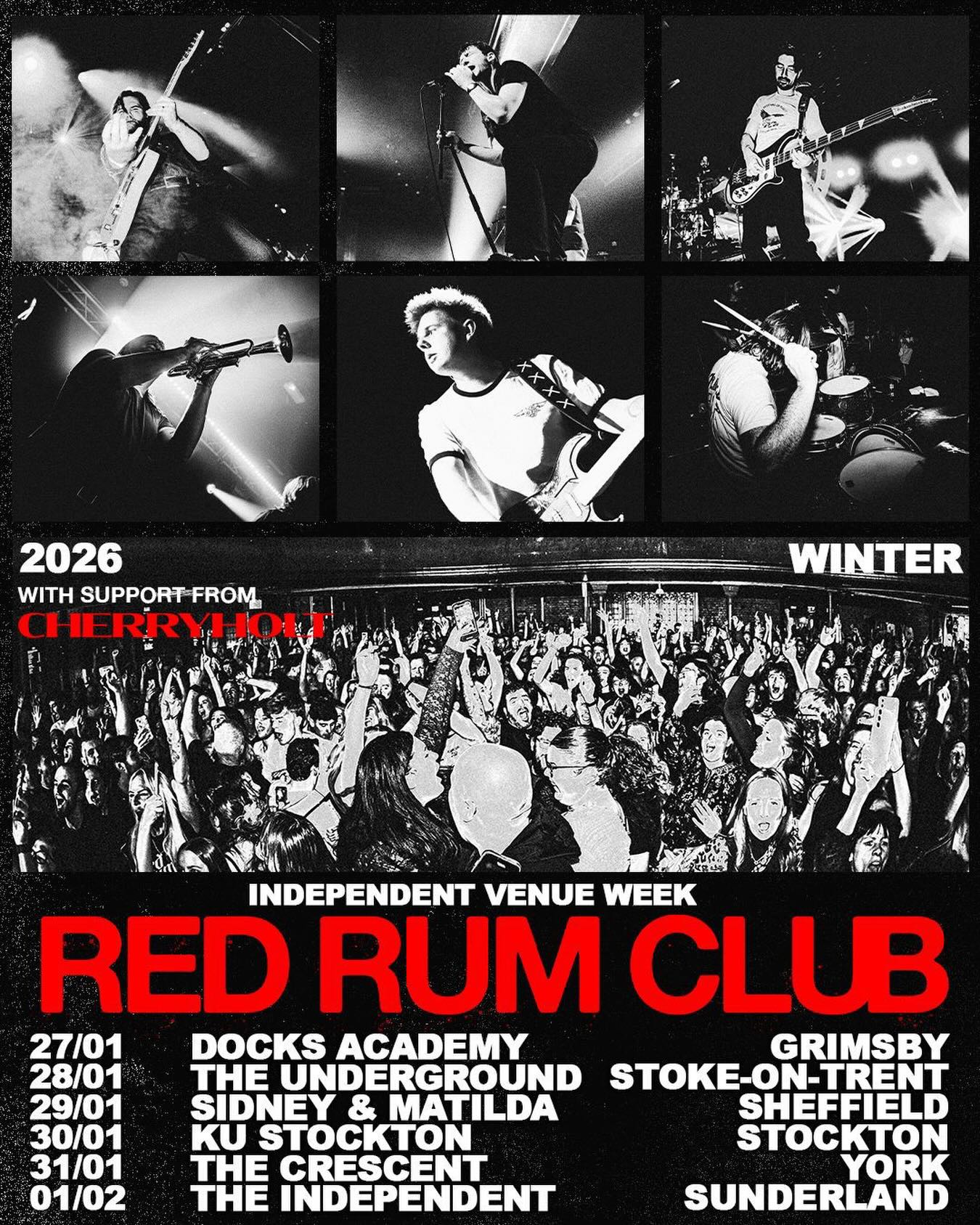 Red Rum Club Tour Poster 2026
